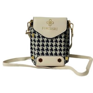 1021-Fashion Mini Crossbody Cell Phone bag-Cream